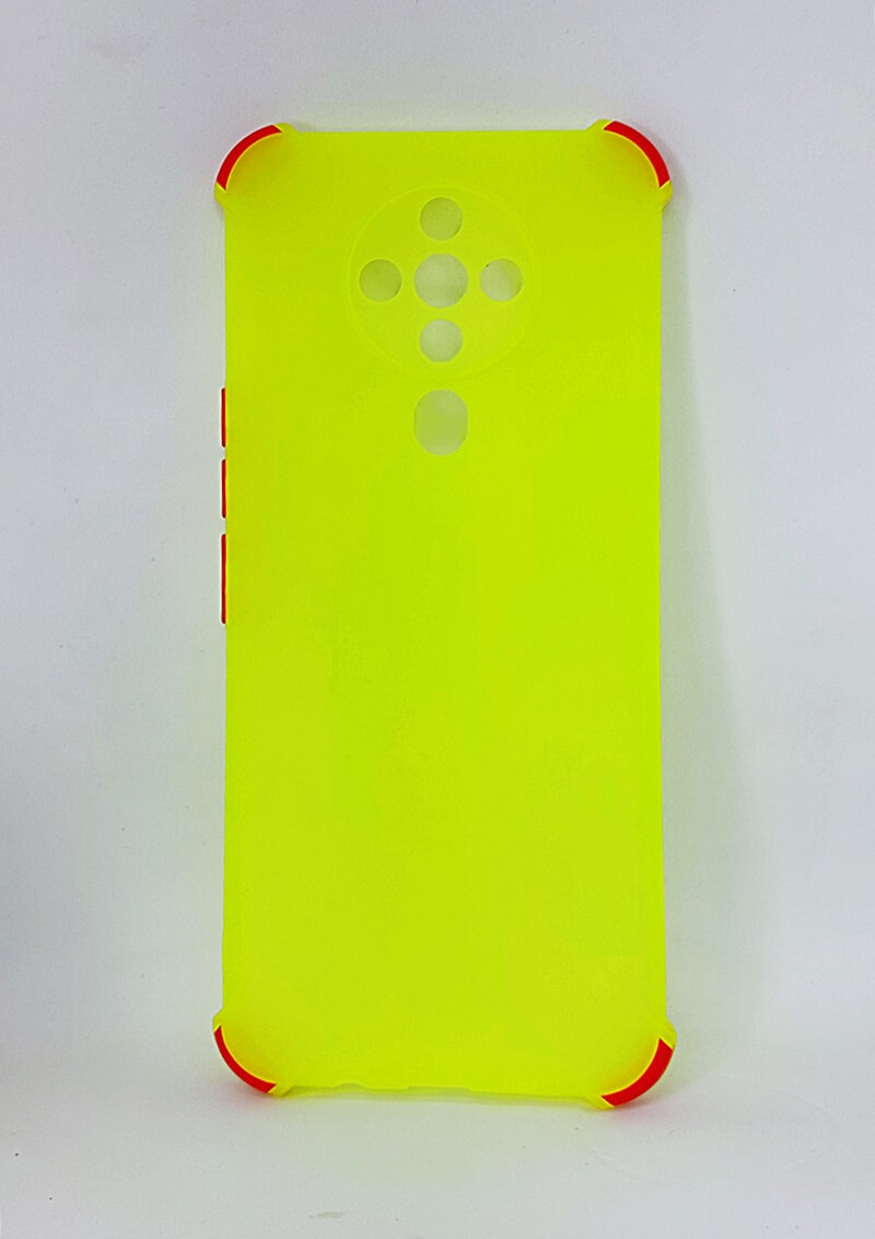 Накладка Ease Glossy Buttons Full Camera для TECNO SPARK 6 жовта-0
